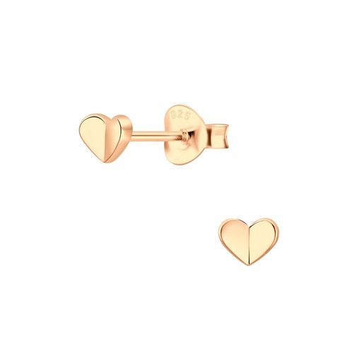 Heart Studs Rosé