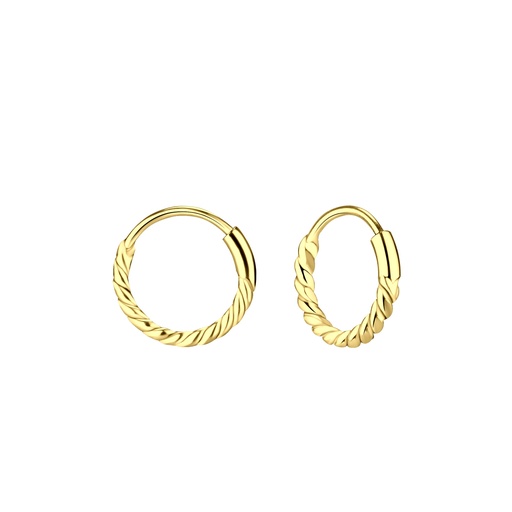 Twisted Hoops Gold