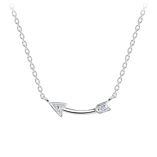 Zirconia Arrow Necklace