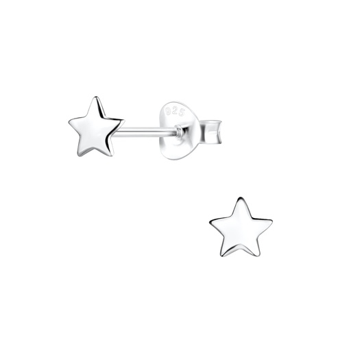 Star Studs Silber
