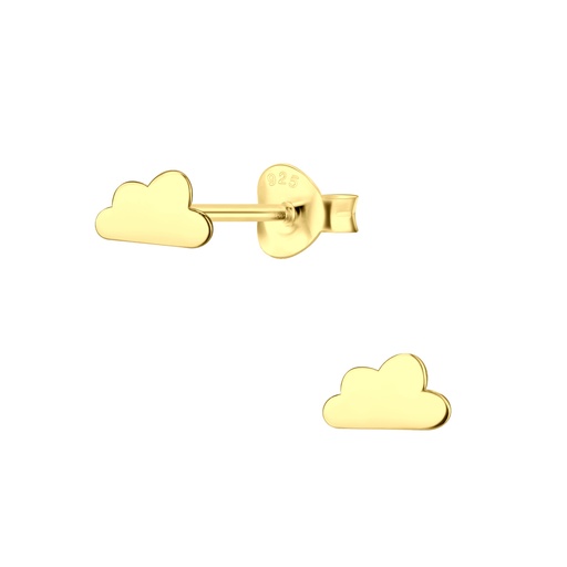 Cloud Studs Gold