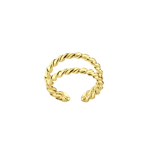 Double Line Ear Cuff Gold